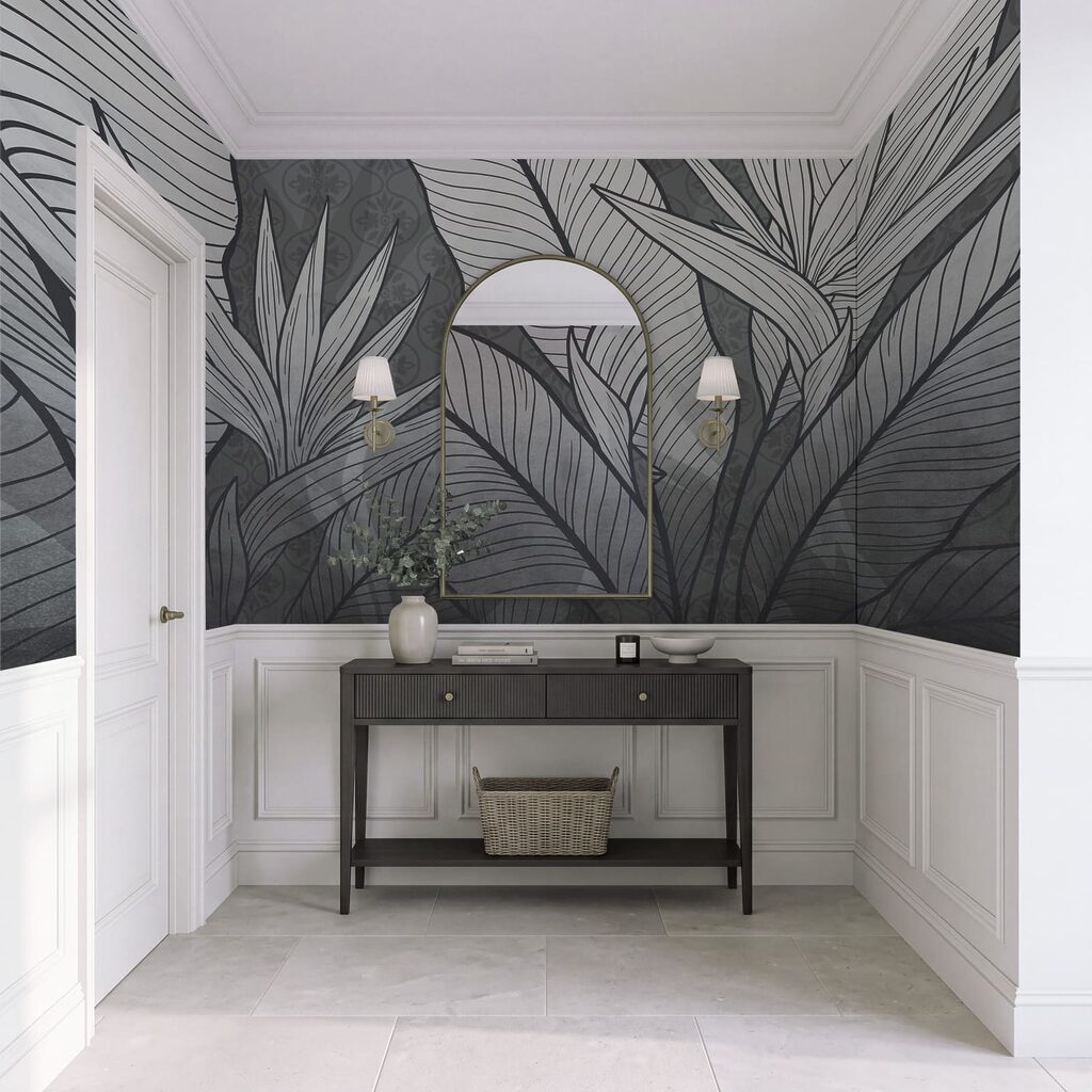 Foglie tropicali nervate — ambiente 3
