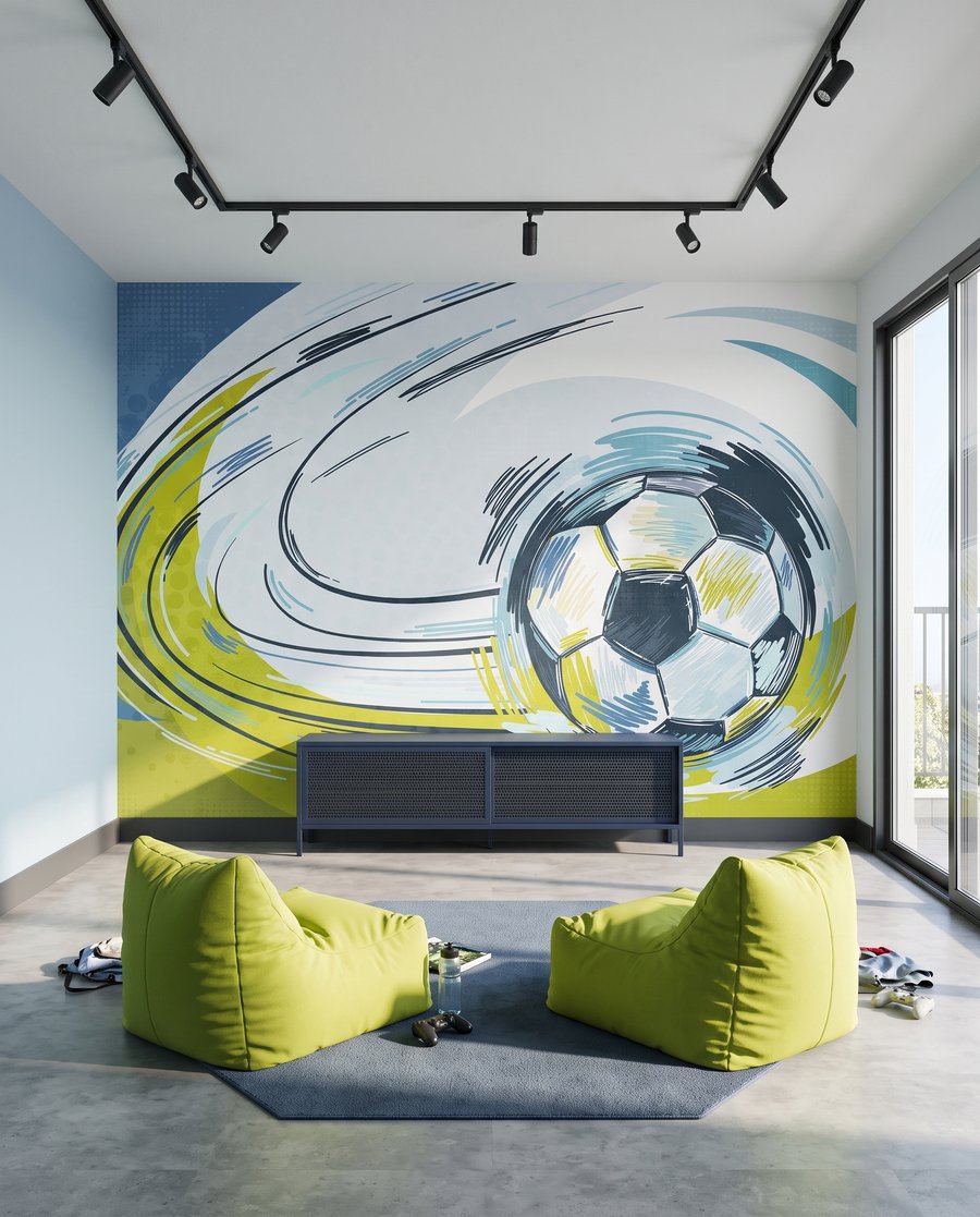 Pallone tra archi d’inchiostro — ambiente 2