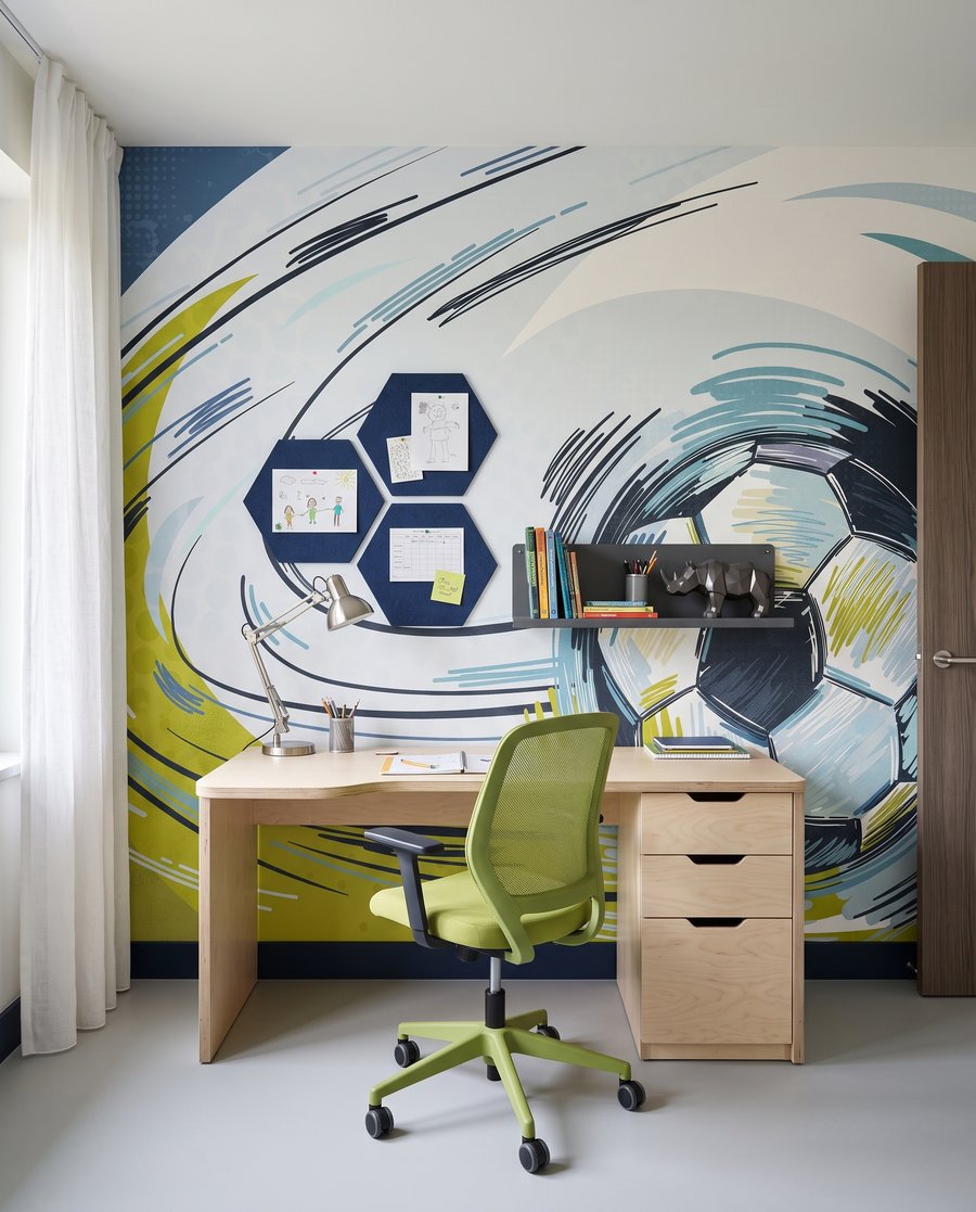 Pallone tra archi d’inchiostro — ambiente 3