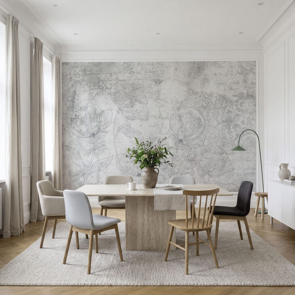 Fiori tra gli ornamenti — ambiente 1