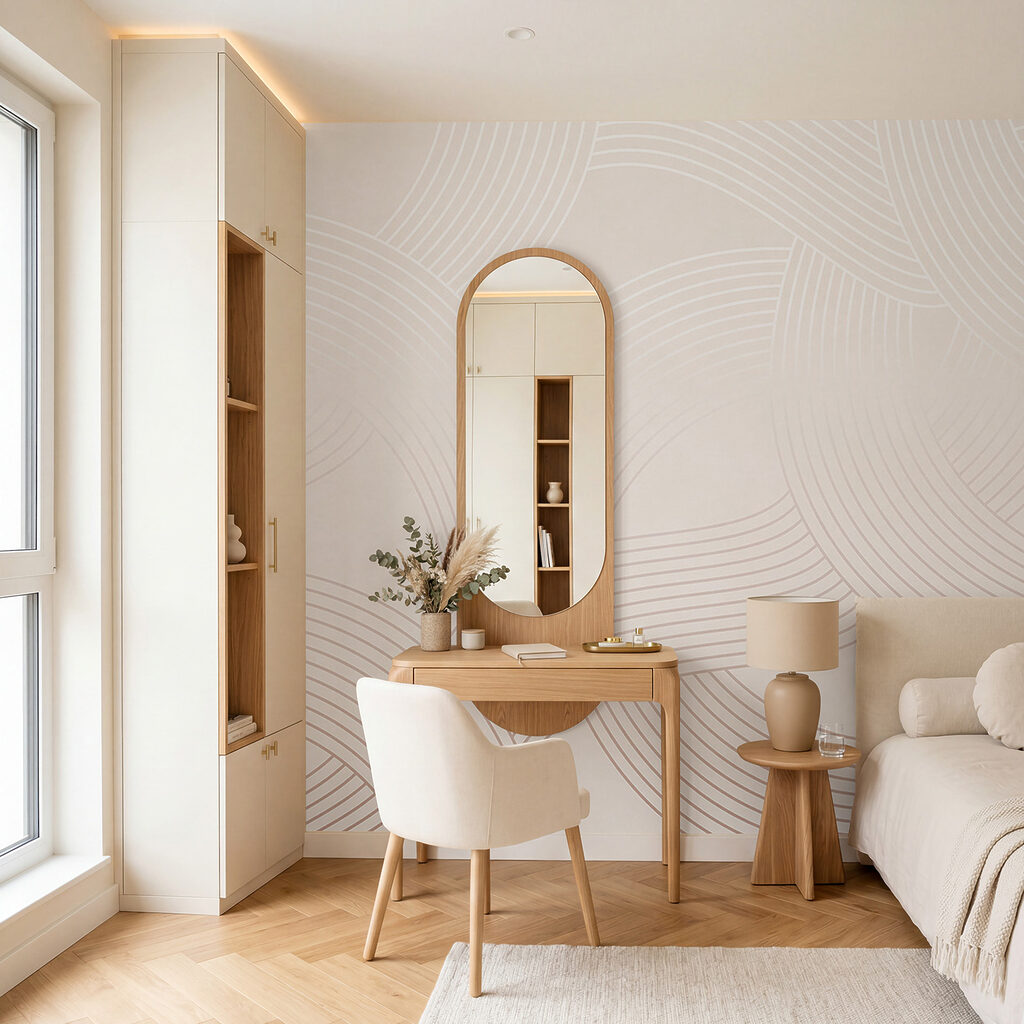 Archi di linee in un ambiente