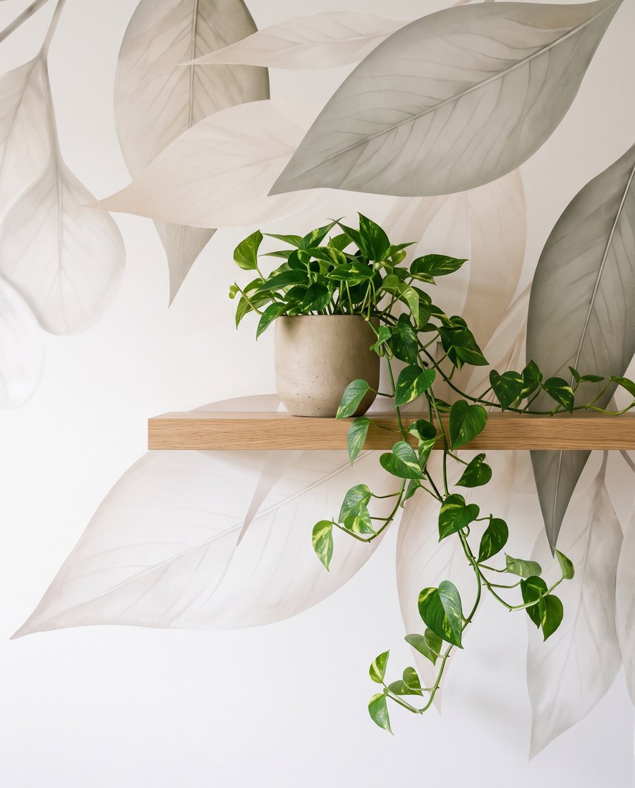 Foglie lungo il bordo — ambiente 5