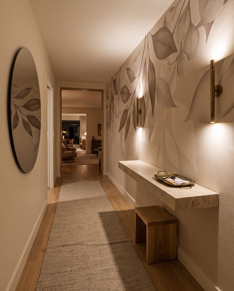 Foglie lungo il bordo — ambiente 3