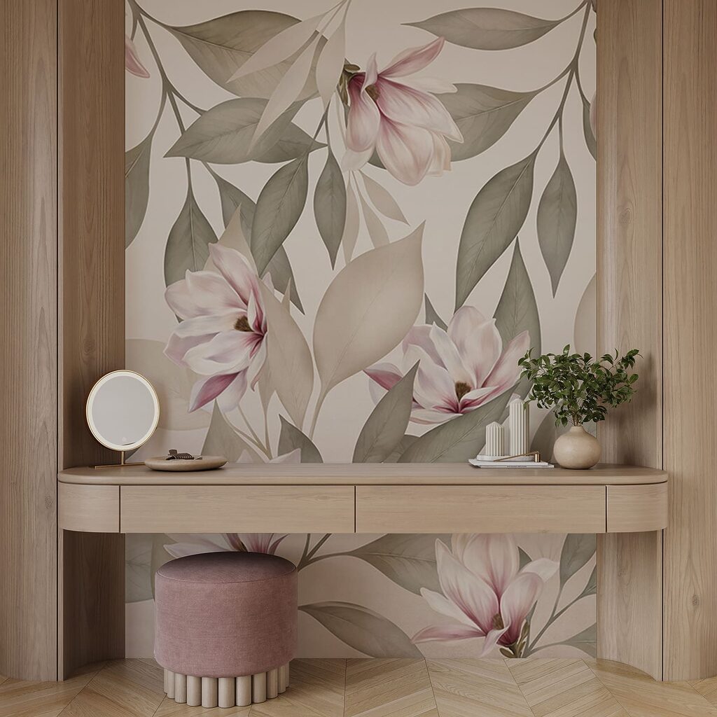 Rami rosa in fiore — ambiente 2