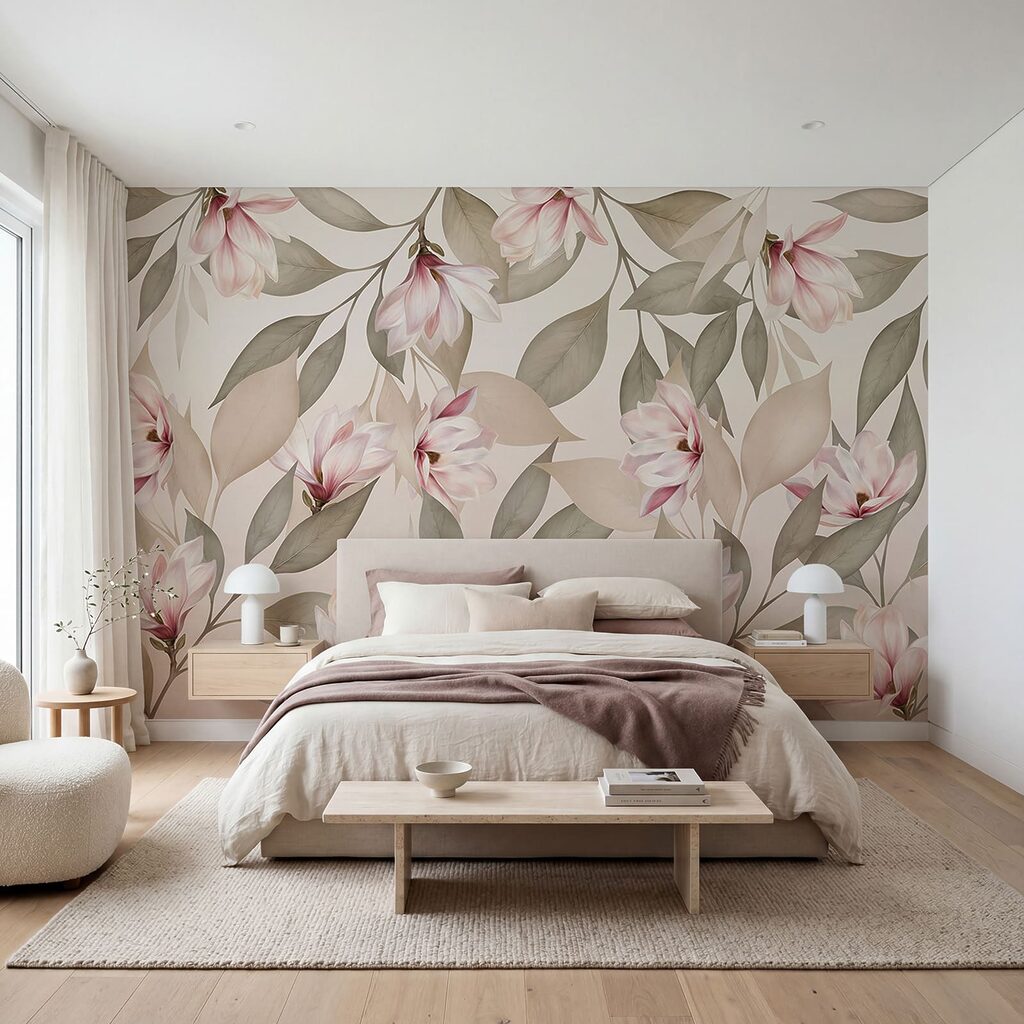 Rami rosa in fiore — ambiente 3