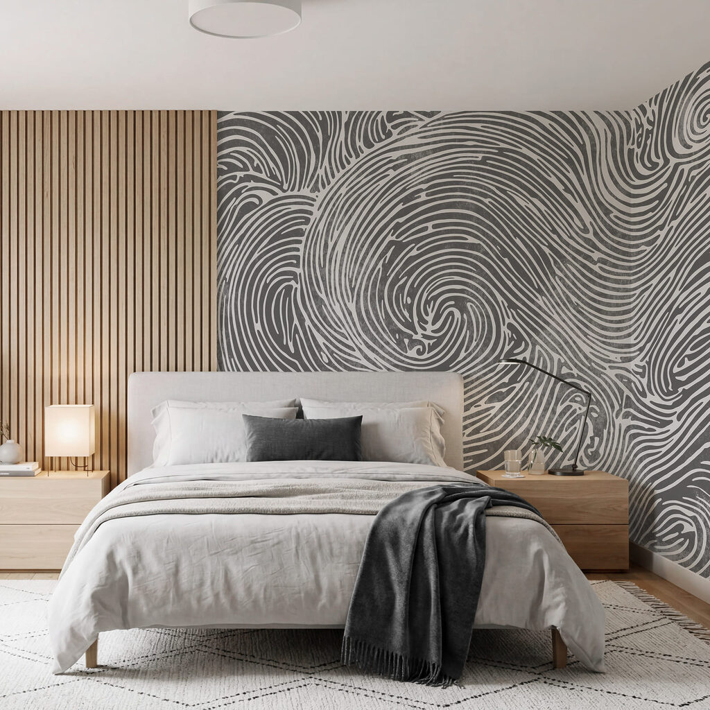 Spirali di linee ondulate — ambiente 2