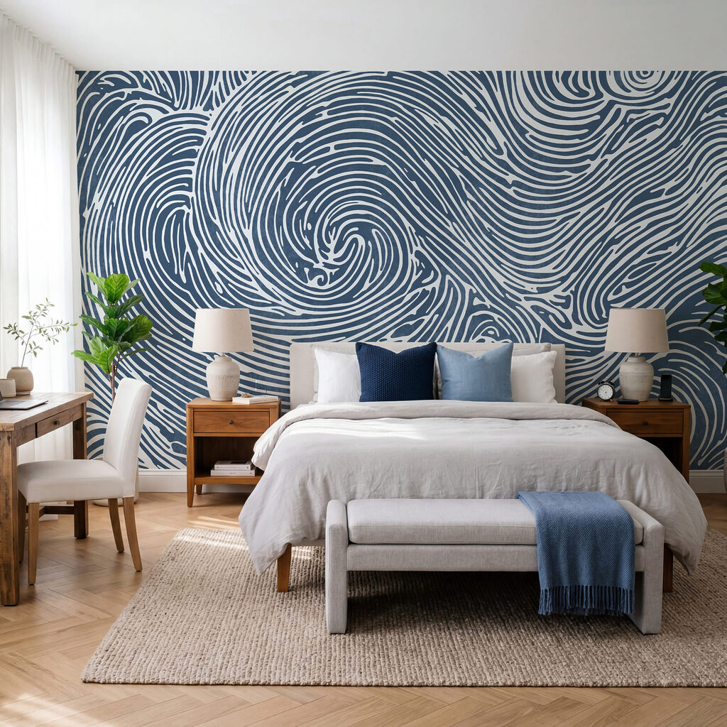 Spirali di linee ondulate — ambiente 2