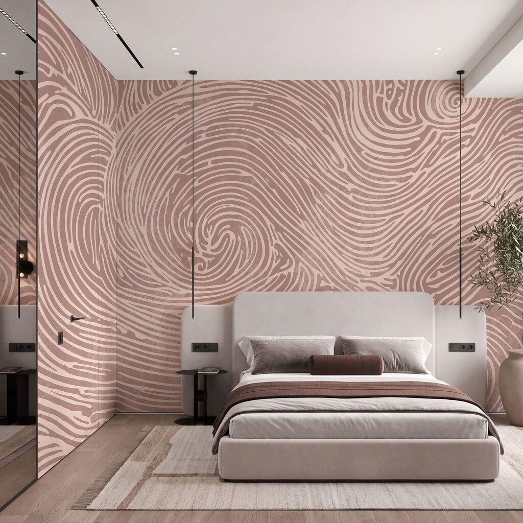 Spirali di linee ondulate — ambiente 1