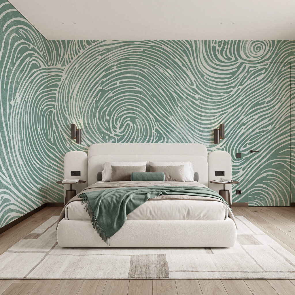 Spirali di linee ondulate — ambiente 2