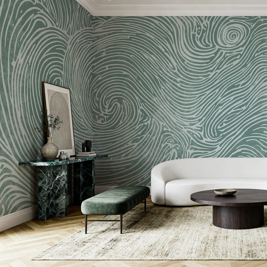 Spirali di linee ondulate — ambiente 1