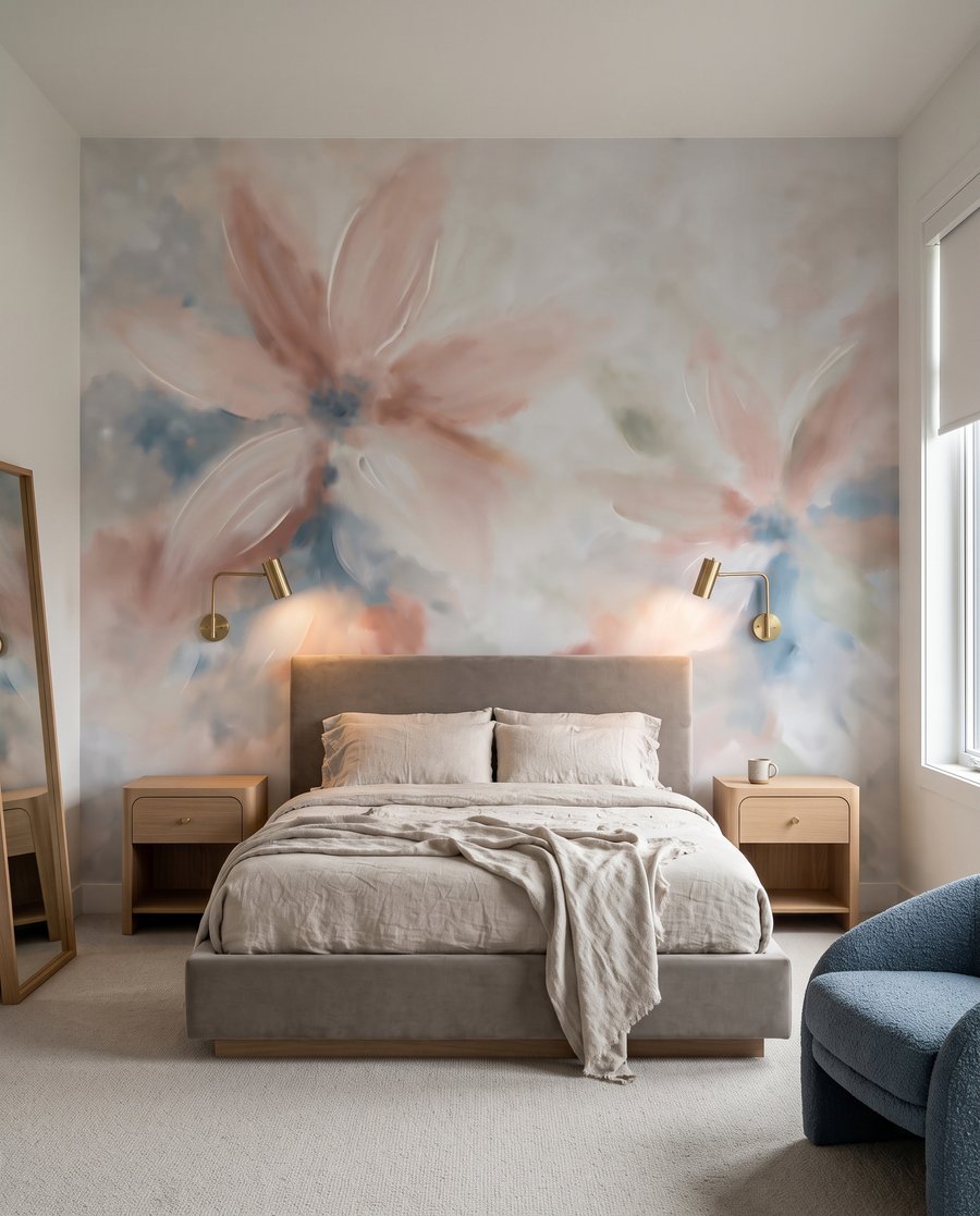 Fiori a pennellate morbide — ambiente 2