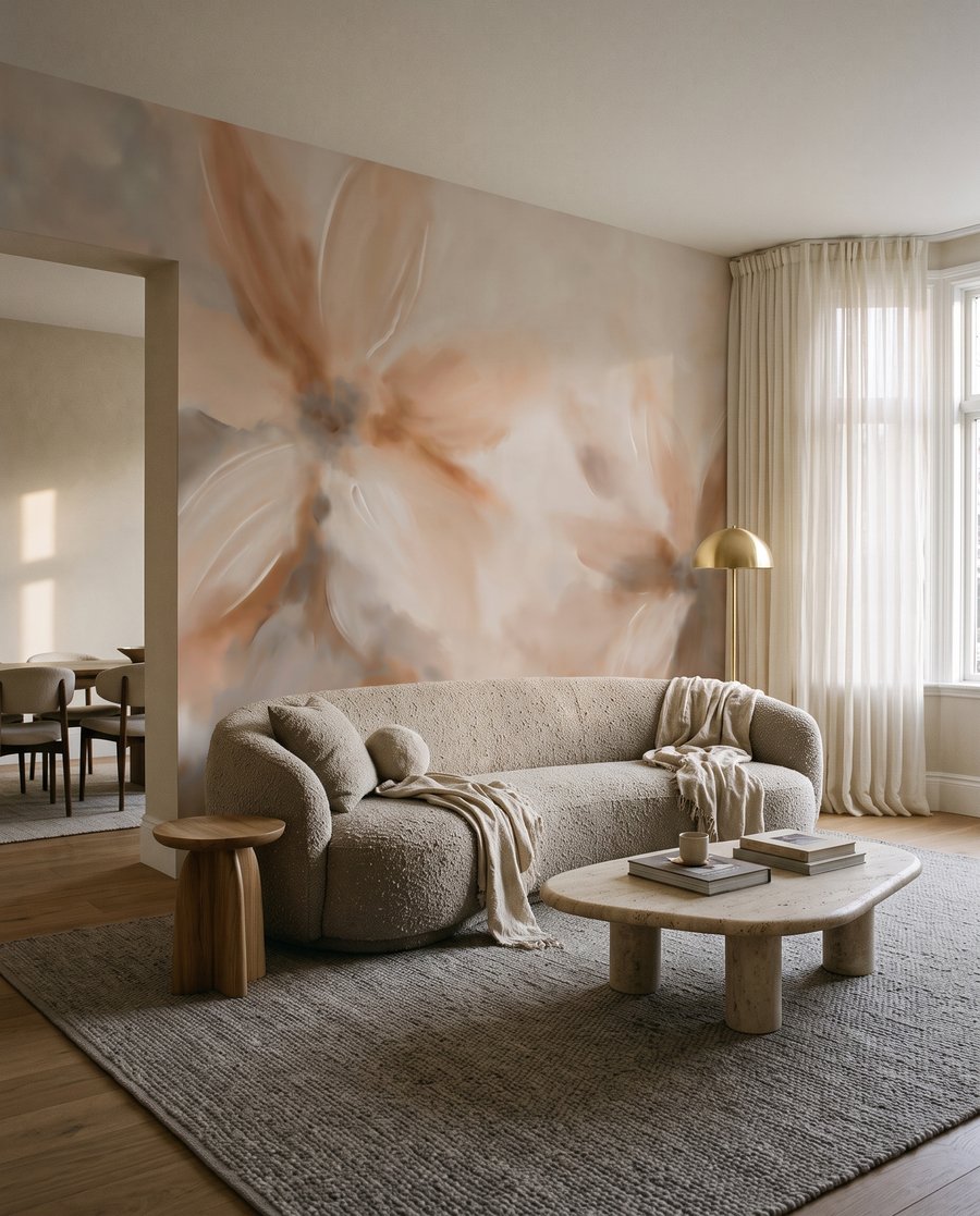 Fiori a pennellate morbide — ambiente 2