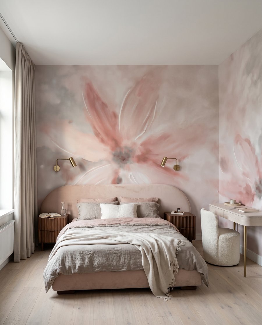 Fiori a pennellate morbide — ambiente 2