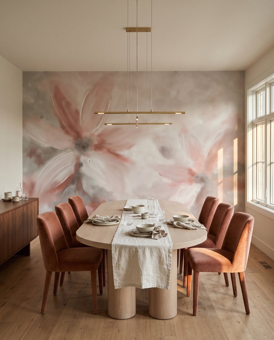 Fiori a pennellate morbide — ambiente 4