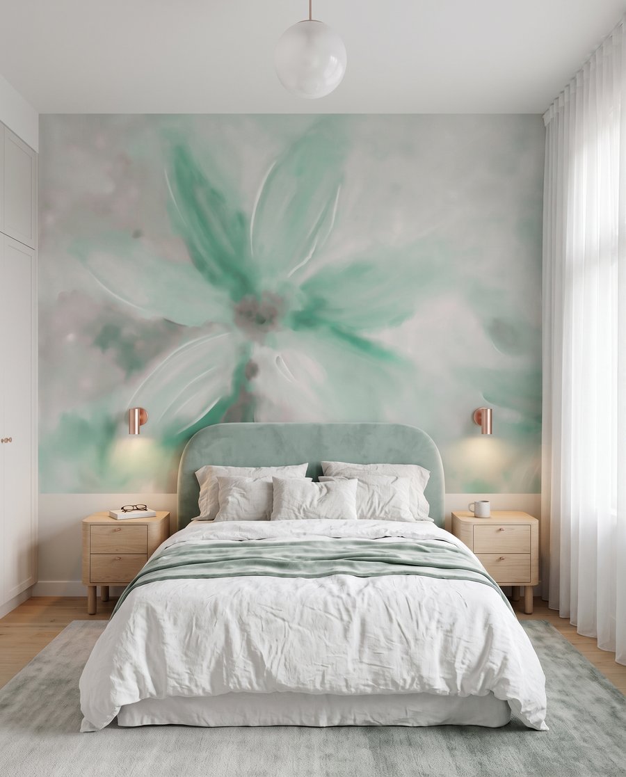 Fiori a pennellate morbide — ambiente 1