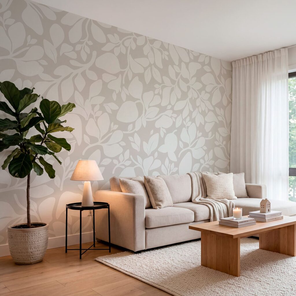 Foglioline in silhouette — ambiente 3