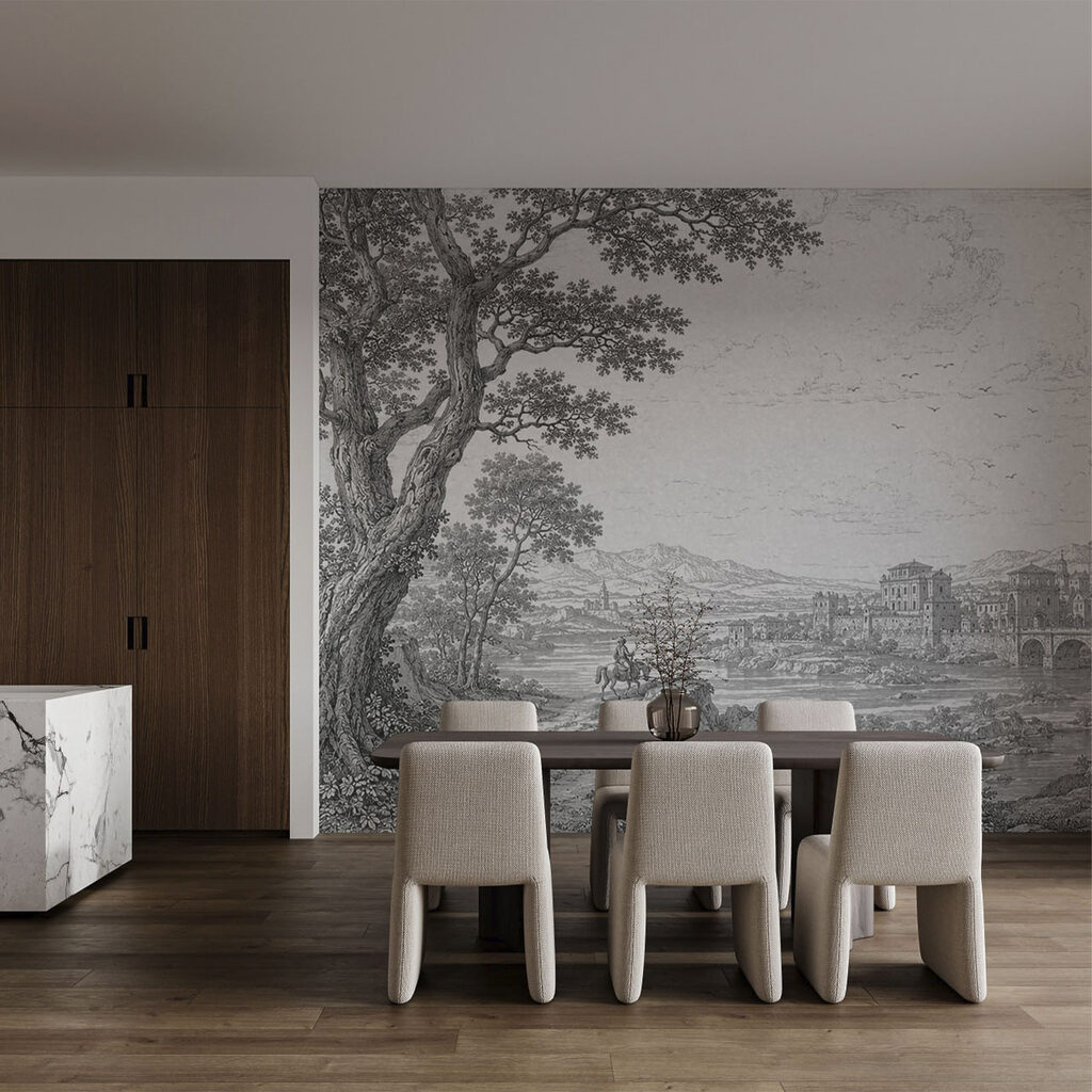 Alberi e ponte sull’acqua — ambiente 1