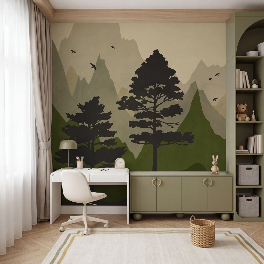 Strati di montagne colorate — ambiente 3