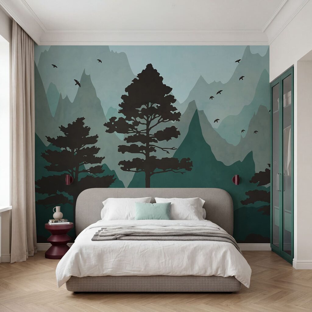 Strati di montagne colorate — ambiente 1