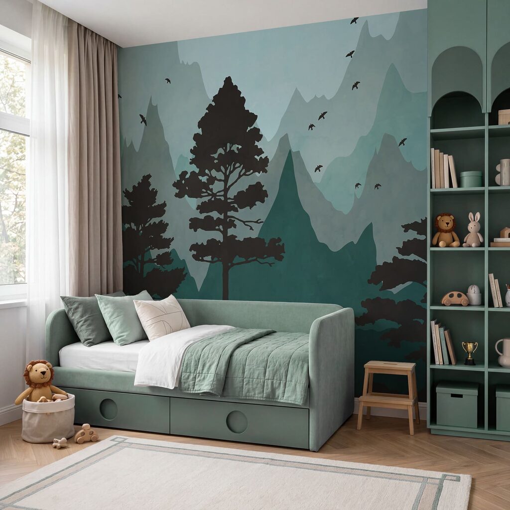 Strati di montagne colorate — ambiente 3