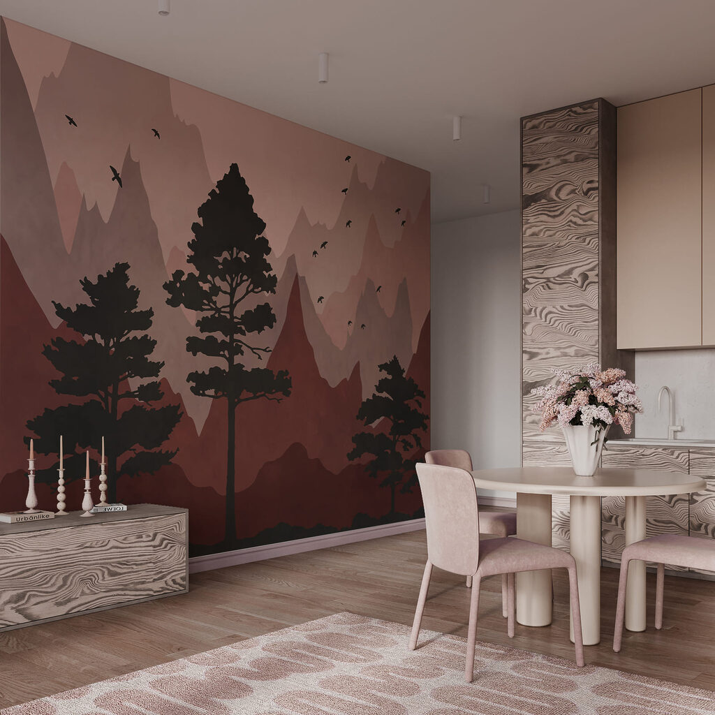Strati di montagne colorate — ambiente 1