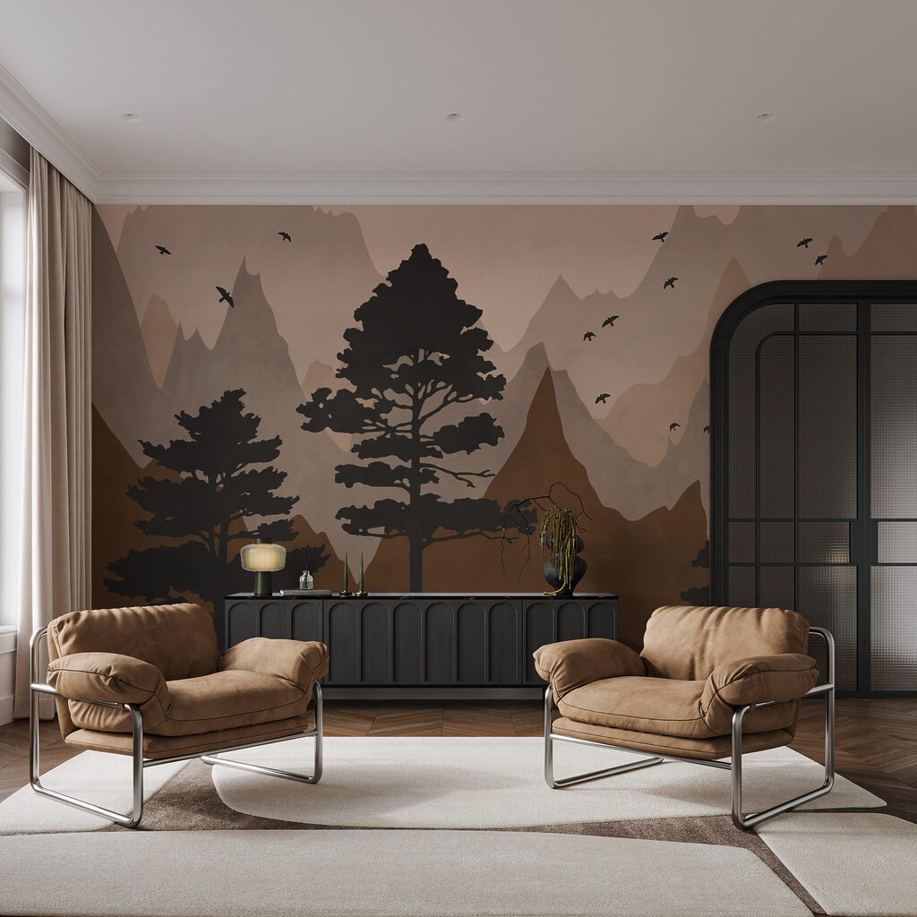 Strati di montagne colorate — ambiente 1