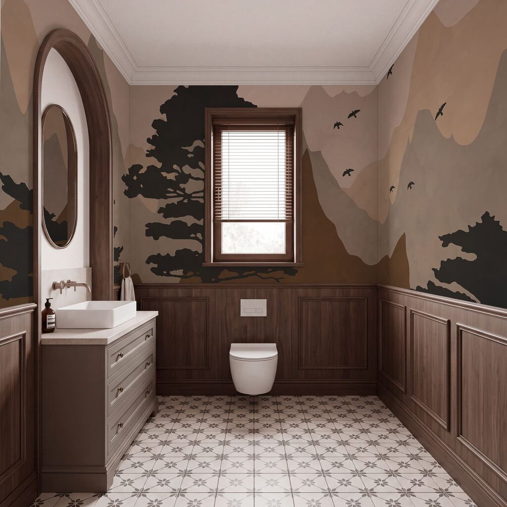 Strati di montagne colorate — ambiente 3