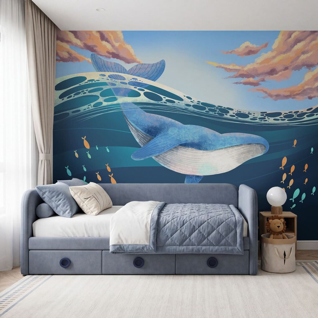 Balena sotto le onde — ambiente 2