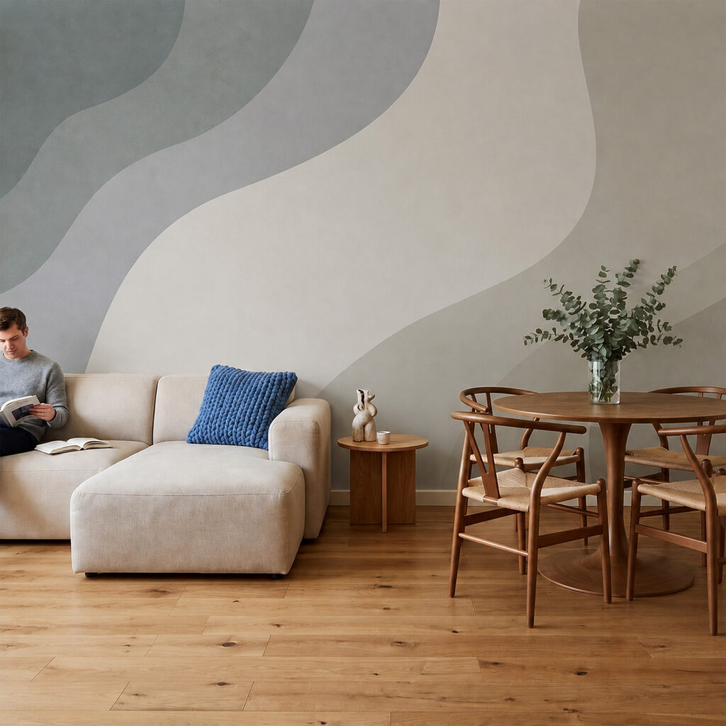 Larghe fasce ondulate — ambiente 2