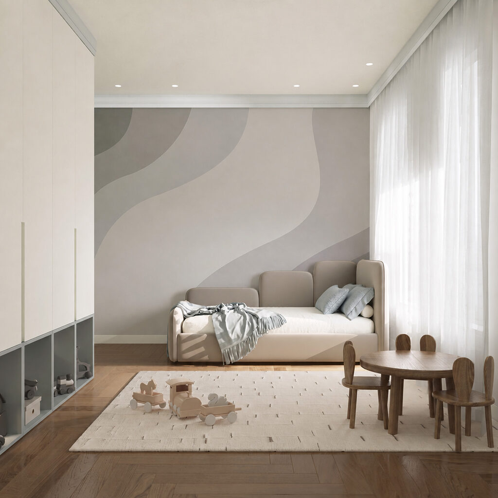 Larghe fasce ondulate — ambiente 3