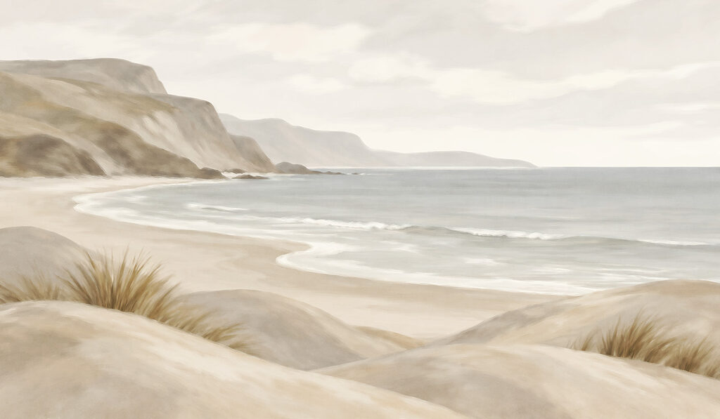 Dune sulla costa — design completo
