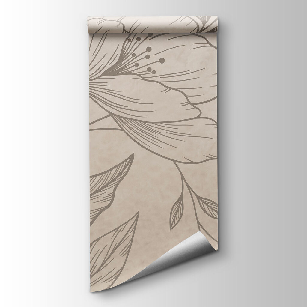 Fiori disegnati finemente — vista del prodotto