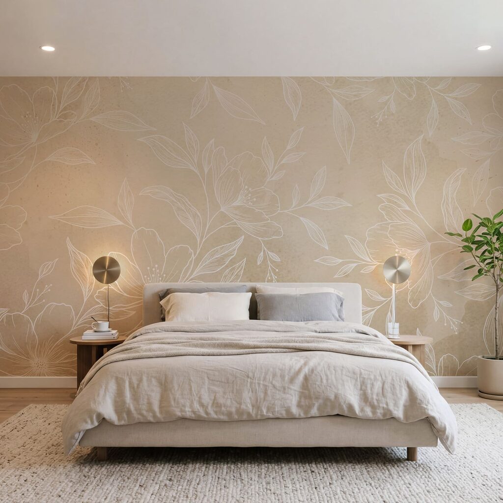 Fiori disegnati finemente — ambiente 2