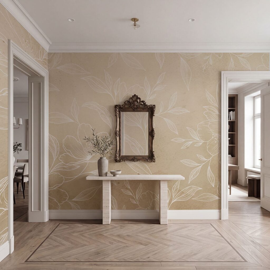 Fiori disegnati finemente — ambiente 3