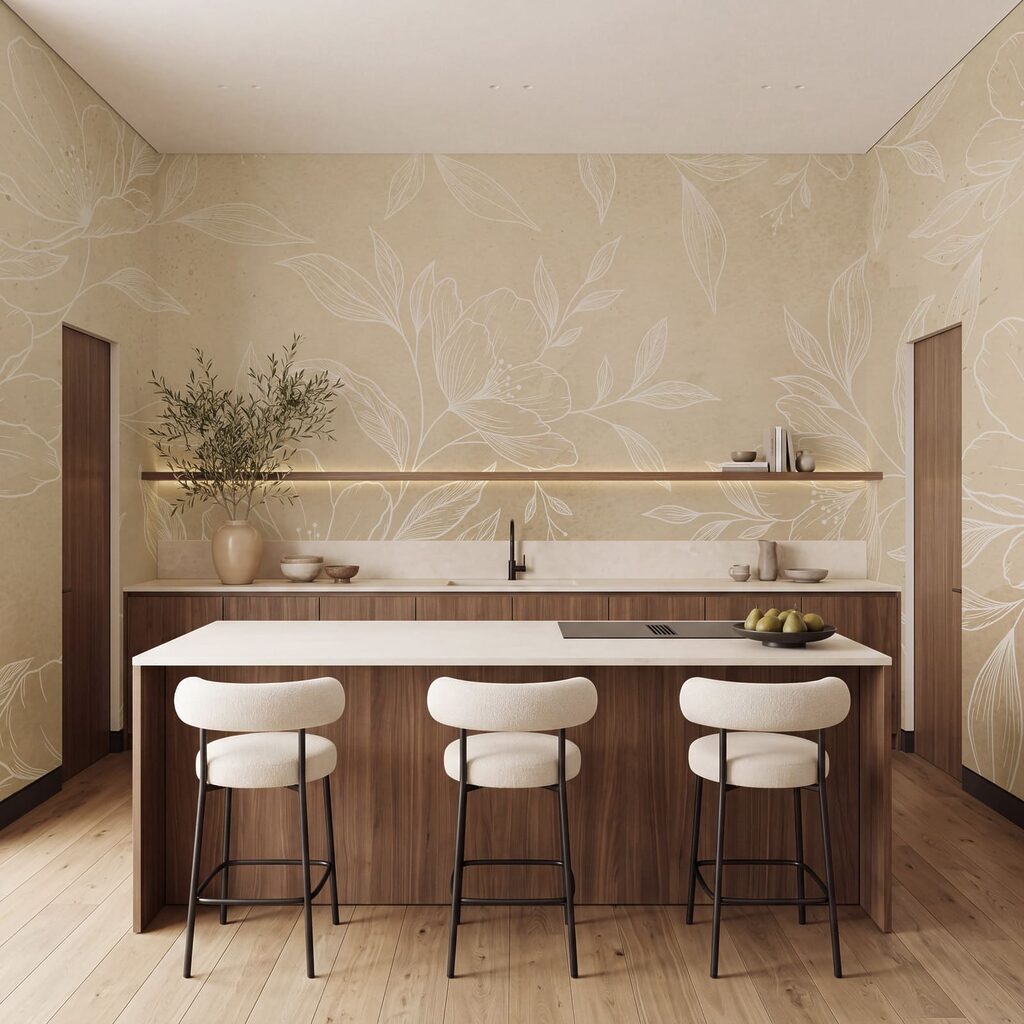 Fiori disegnati finemente — ambiente 4