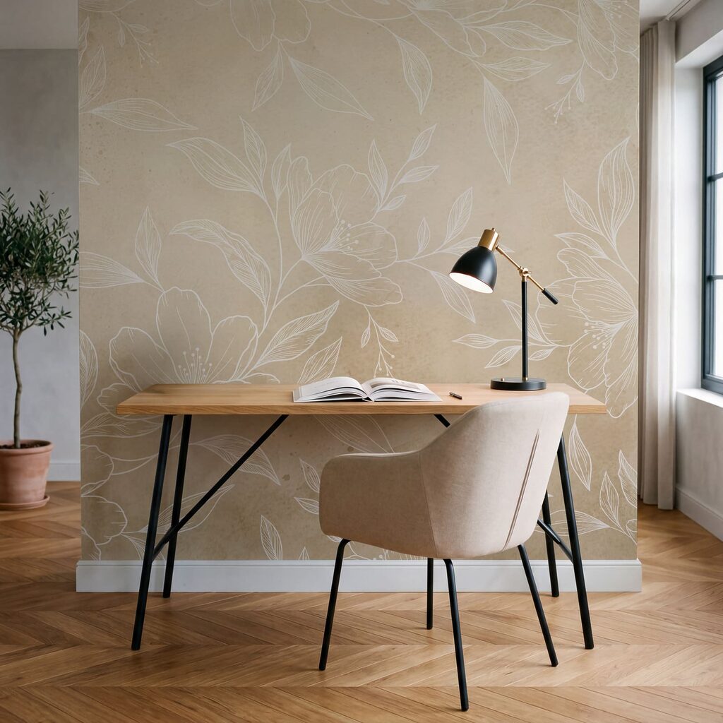 Fiori disegnati finemente — ambiente 6