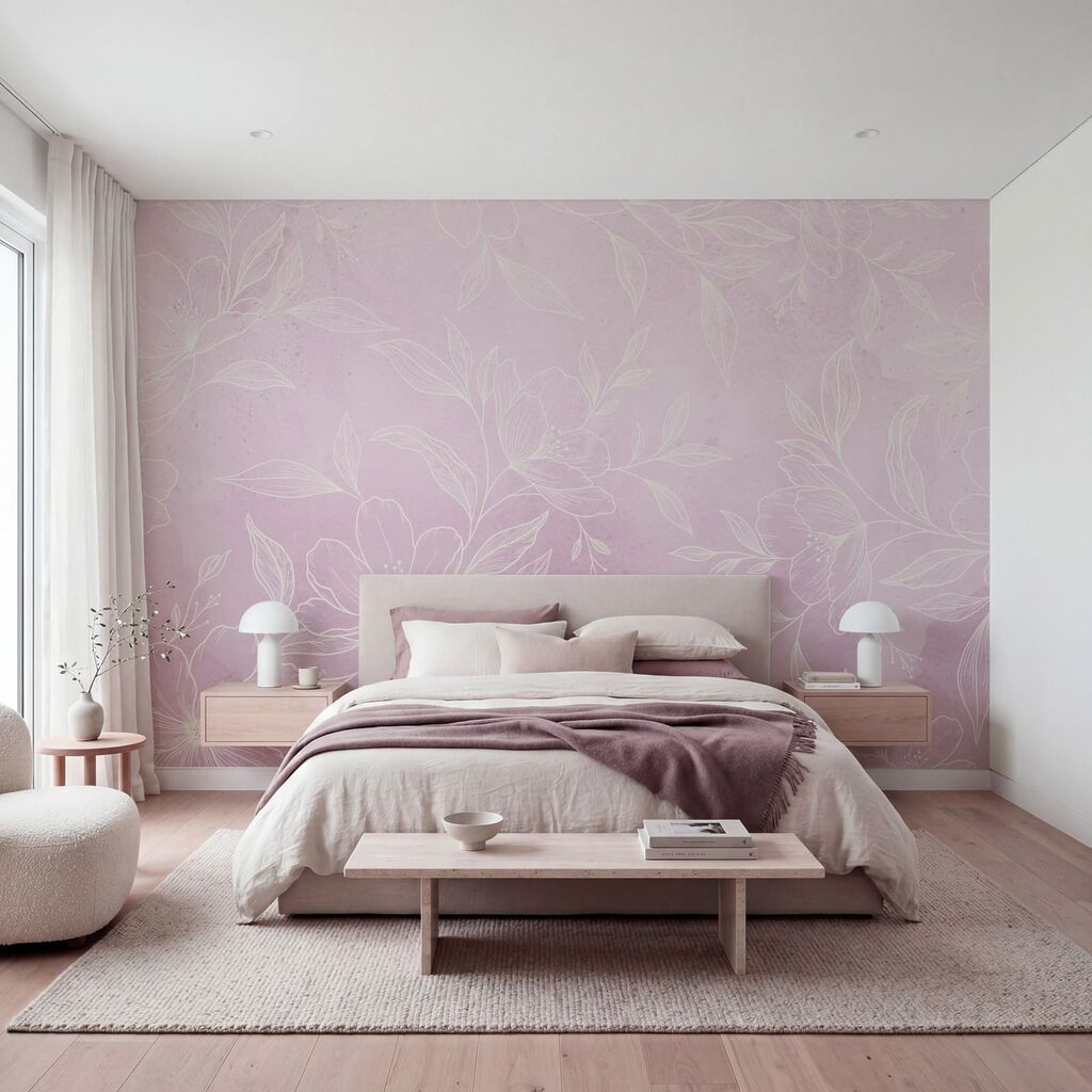 Fiori disegnati finemente — ambiente 1