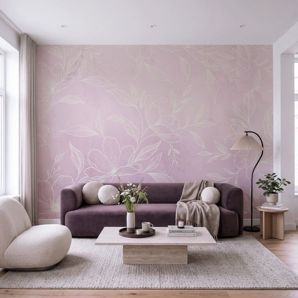 Fiori disegnati finemente — ambiente 2