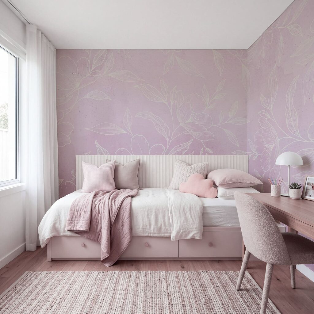 Fiori disegnati finemente — ambiente 4
