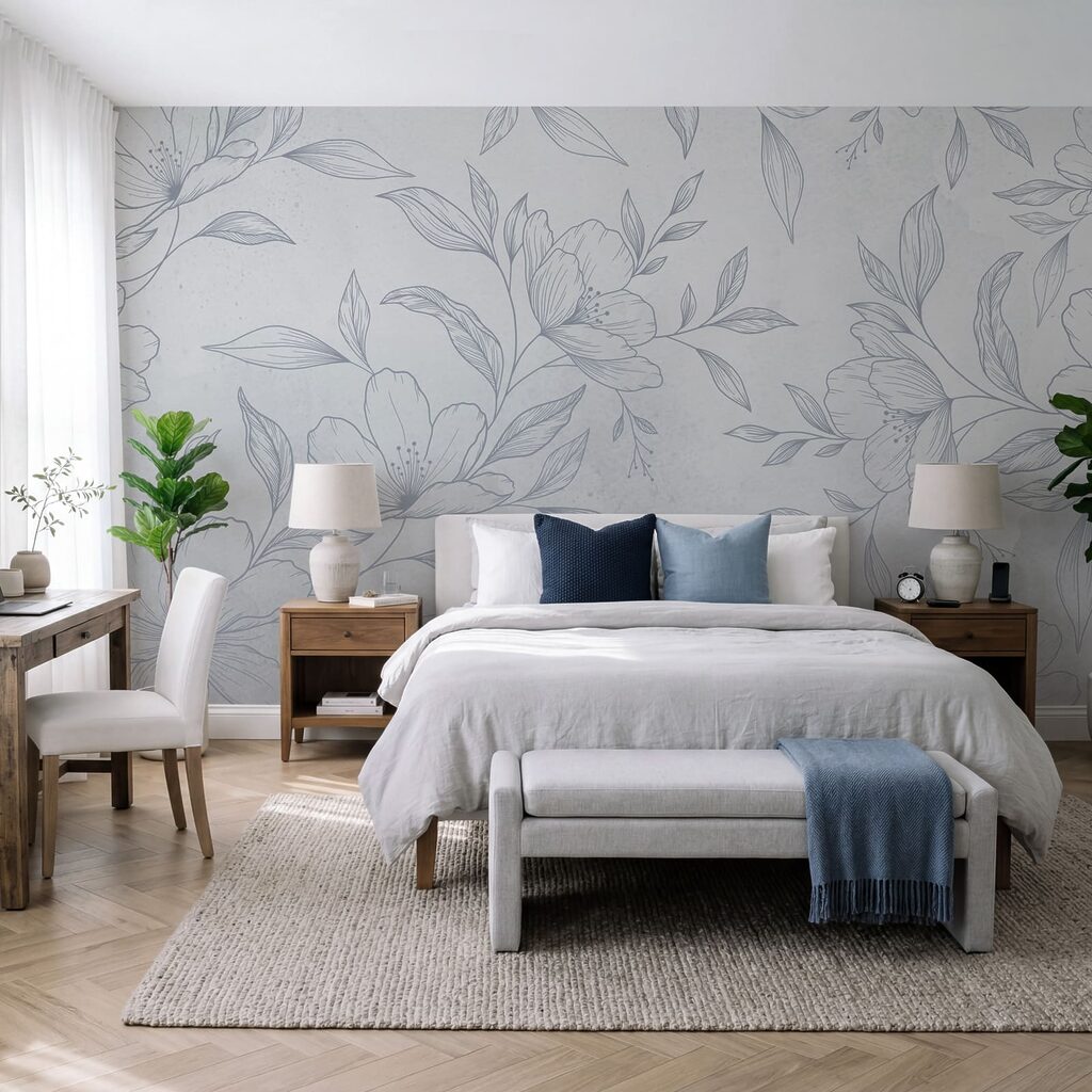 Fiori disegnati finemente — ambiente 1