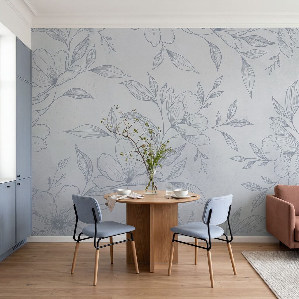 Fiori disegnati finemente — ambiente 3