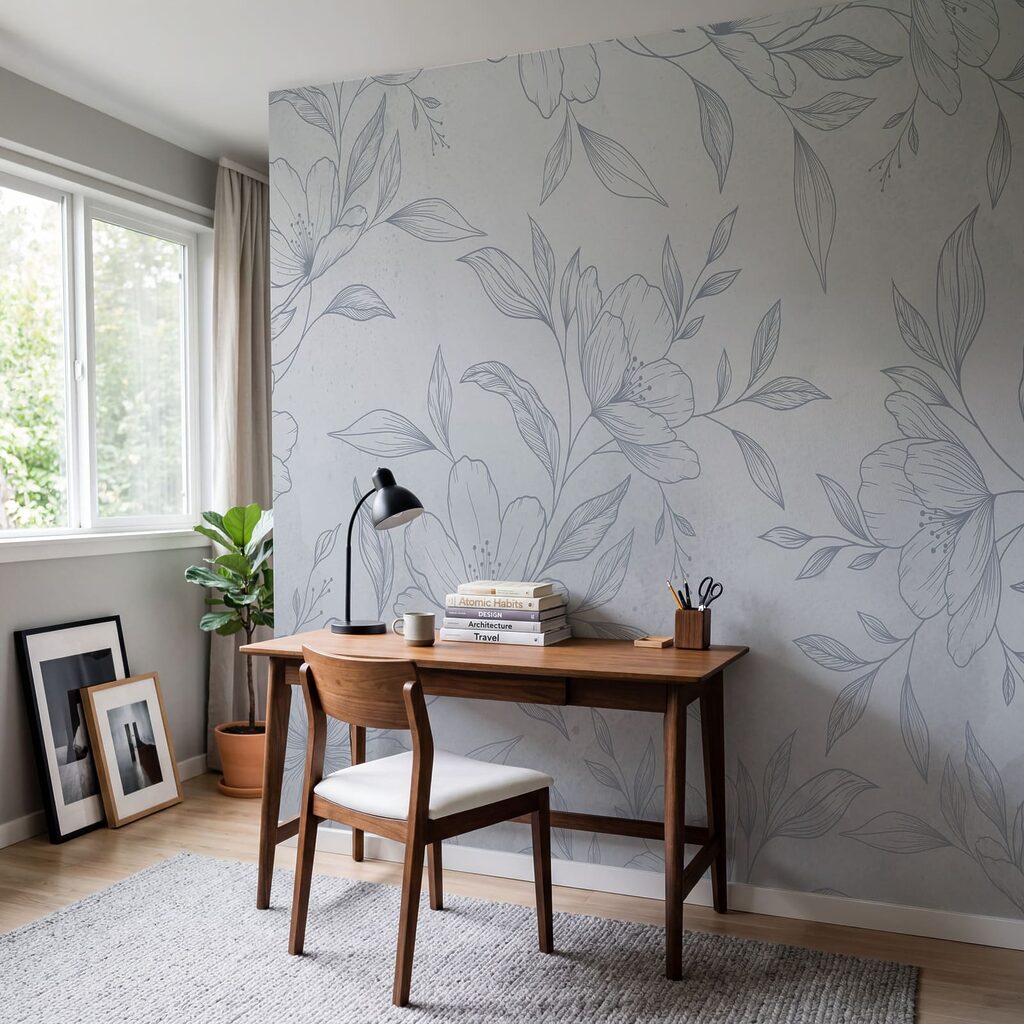 Fiori disegnati finemente — ambiente 4