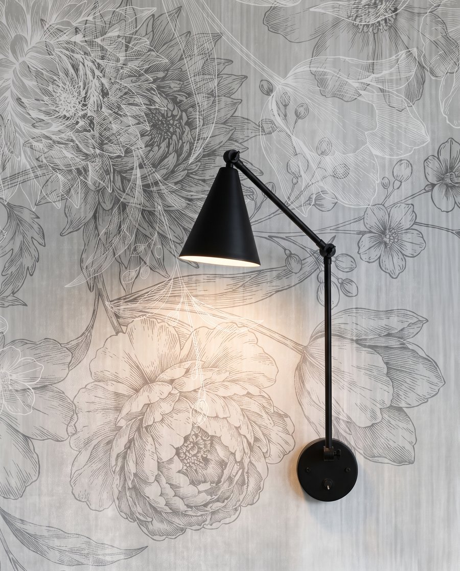 Fiori su pennellate sbiadite — dettaglio