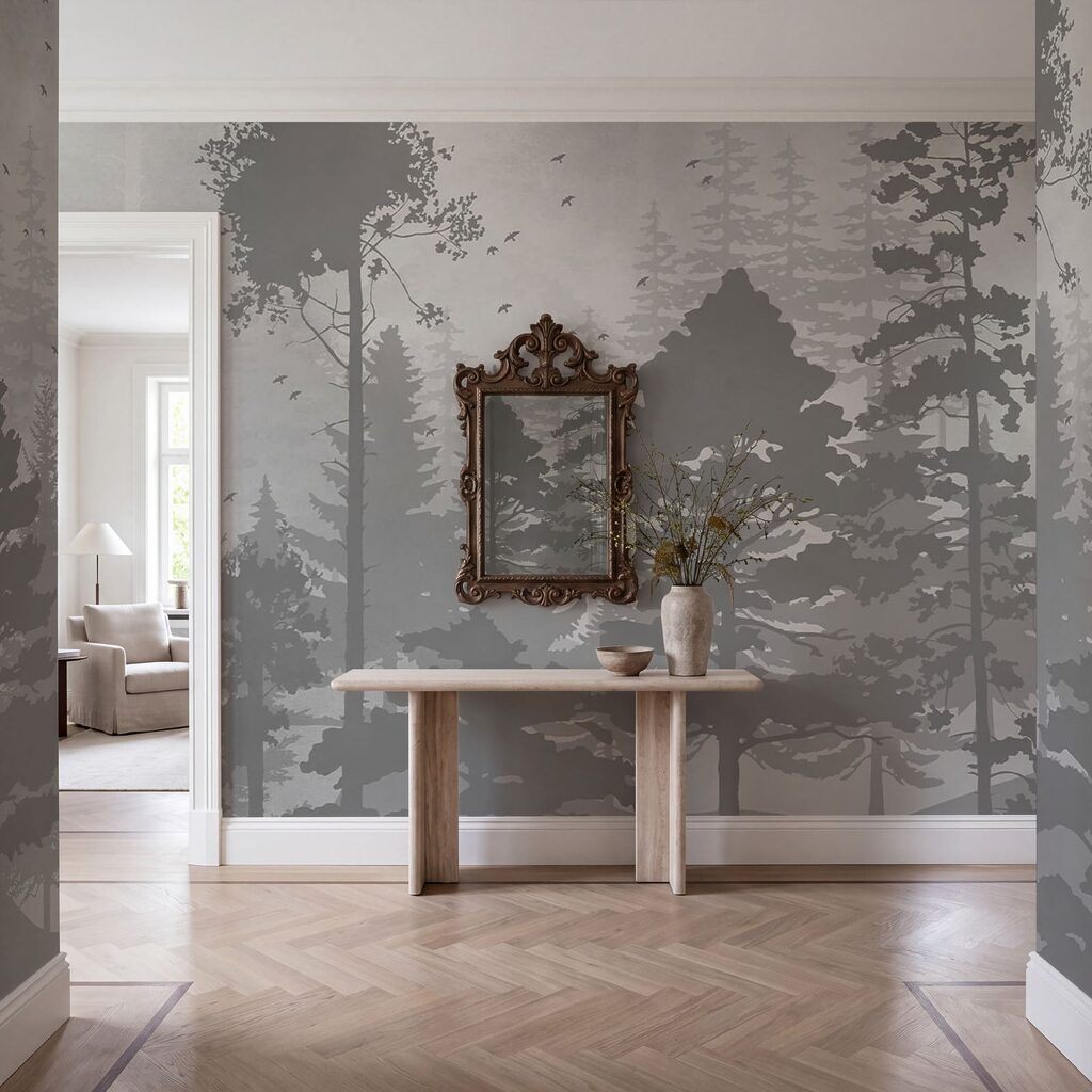 Alberi in sagome dipinte — ambiente 1