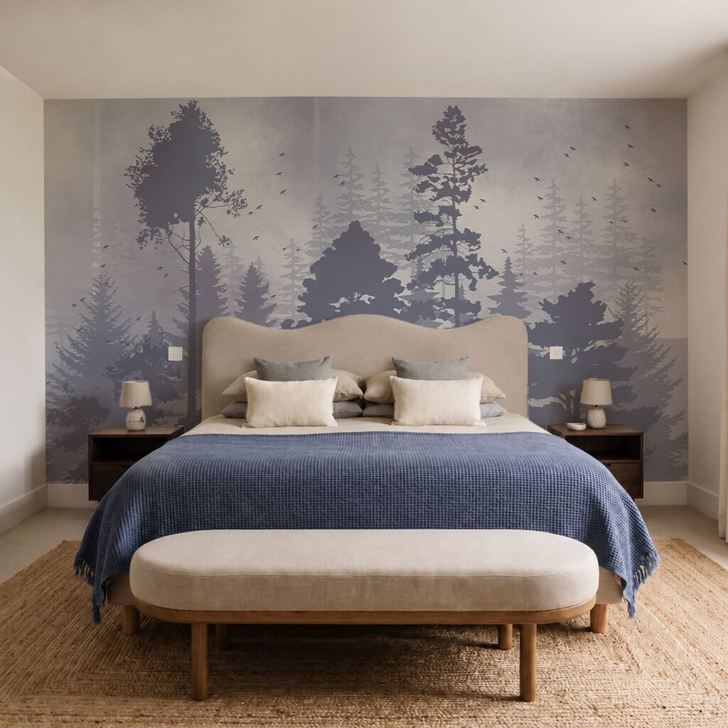 Alberi in sagome dipinte — ambiente 2