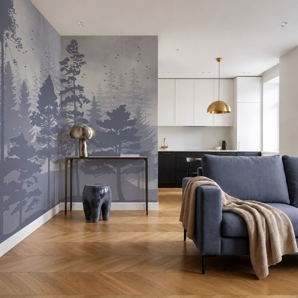 Alberi in sagome dipinte — ambiente 3
