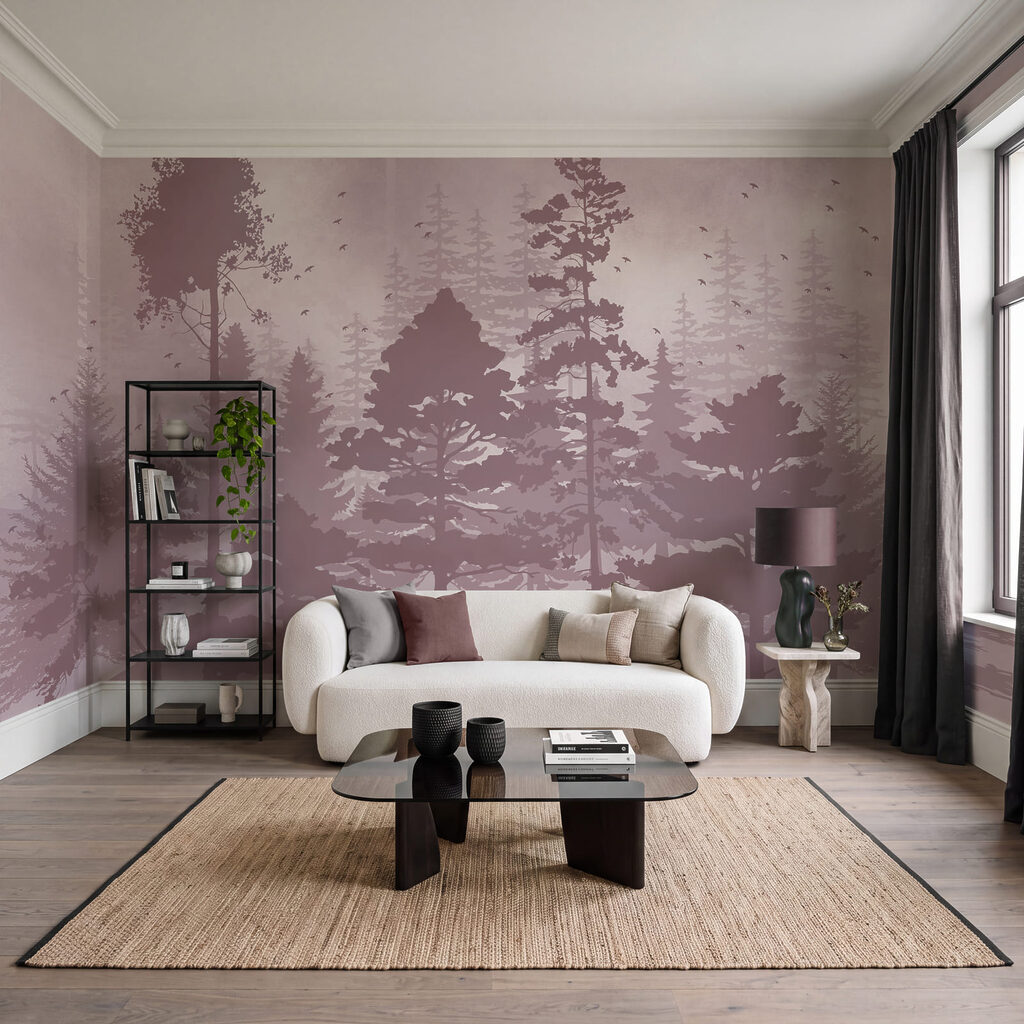 Alberi in sagome dipinte — ambiente 3