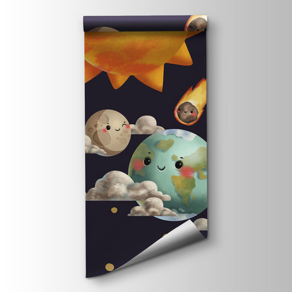 Pianeti intorno al sole — vista del prodotto