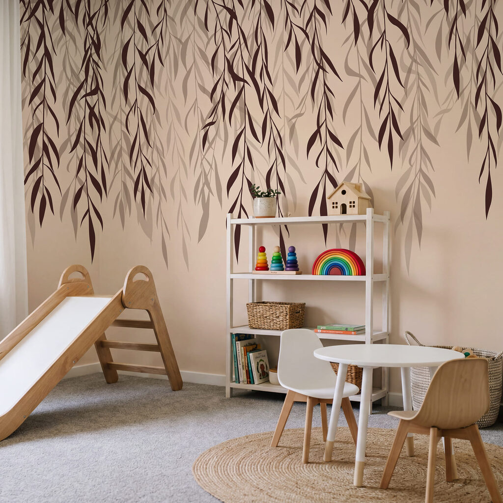 Foglie in linee d’inchiostro — ambiente 3