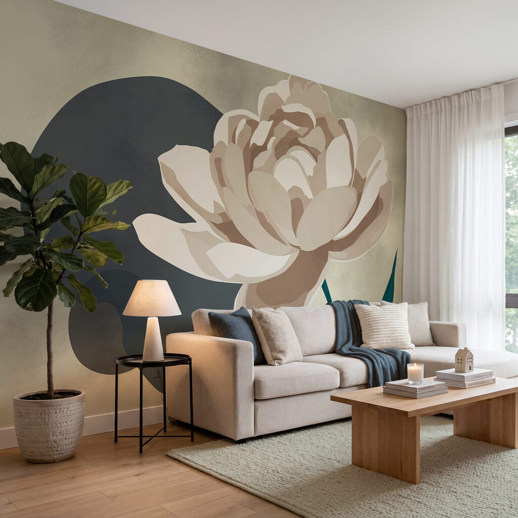 Grande fiore stilizzato — ambiente 1